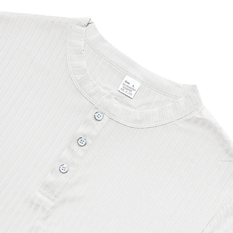 Mens Stylish Stripe Knit T-shirt