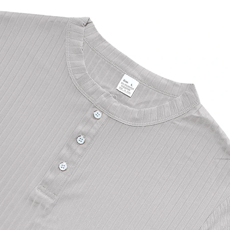 Mens Stylish Stripe Knit T-shirt