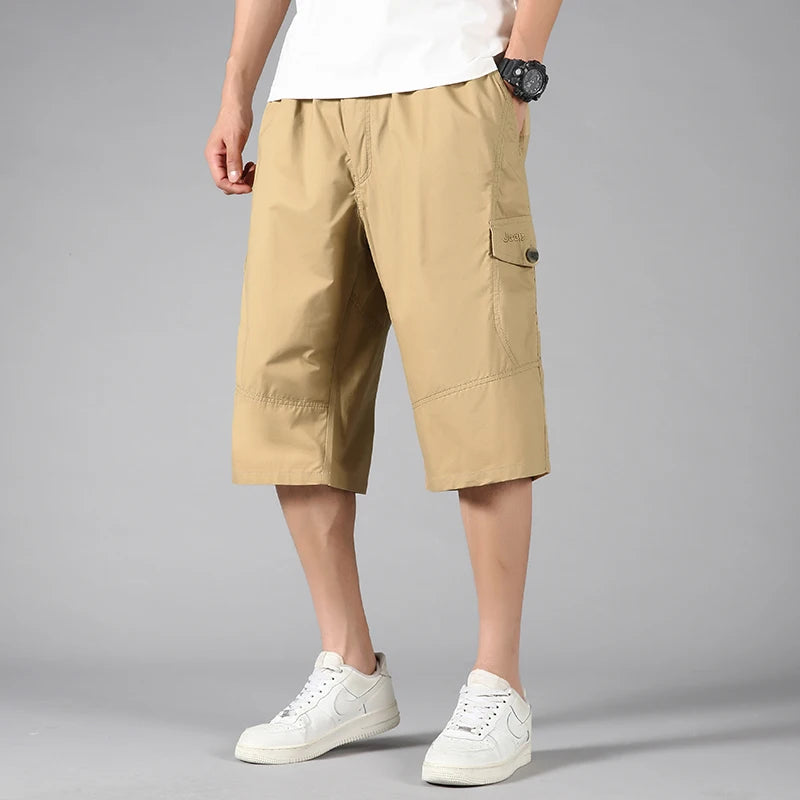 Men Cotton Cargo Shorts