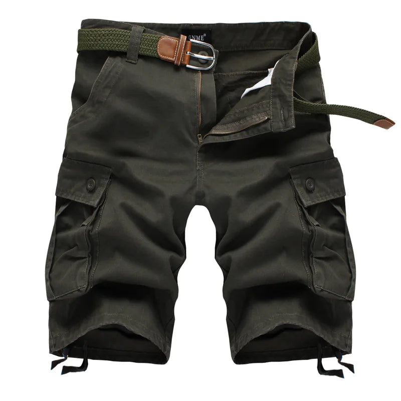 Men Shorts Casual Shorts Military Short Pants Male Bermuda Cargo Overalls