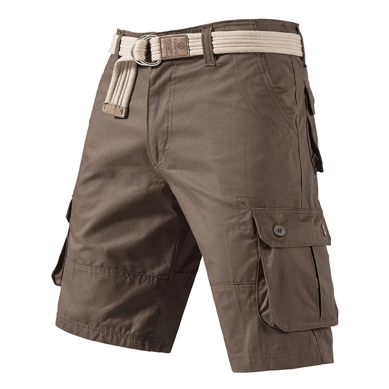 Cargo Knee Shorts Men Sports Casual Bermuda