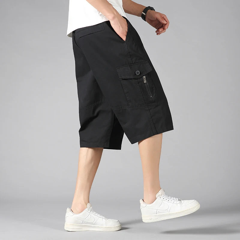 Men Cotton Cargo Shorts