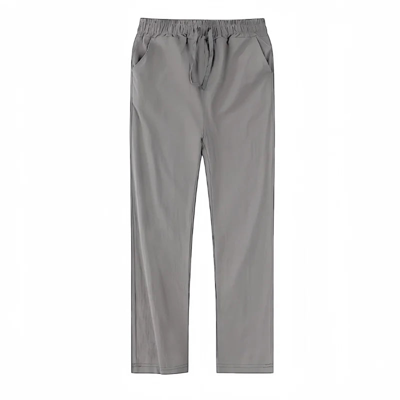Men's Cotton Linen Pants Joggers Sweatpants