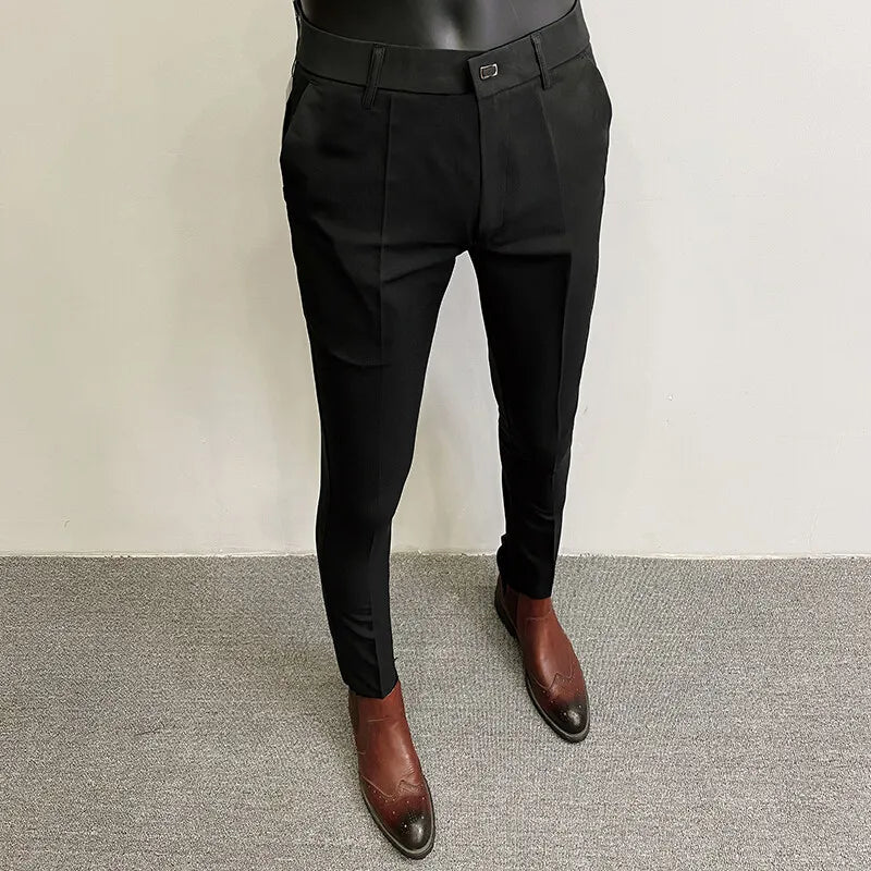 Men Suit Pants Formal Trousers Pantalone Hombre
