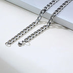 CHAIN CHOKERS WITH DRIPPING FEATHER CHARMS STAINLESS STEEL FOR MENS WOMENS POPULAR STACKS NECKLACE