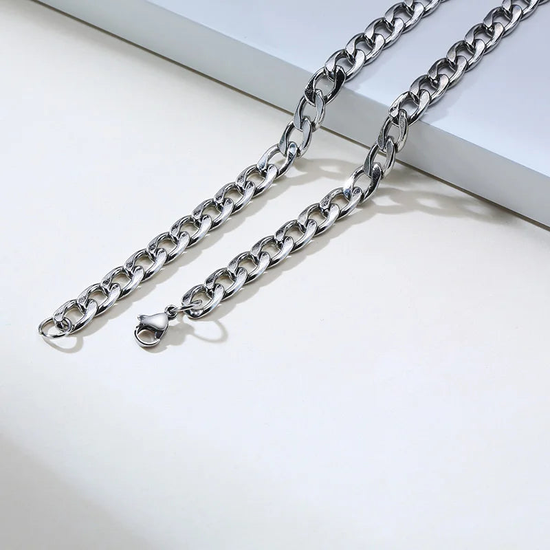 CHAIN CHOKERS WITH DRIPPING FEATHER CHARMS STAINLESS STEEL FOR MENS WOMENS POPULAR STACKS NECKLACE