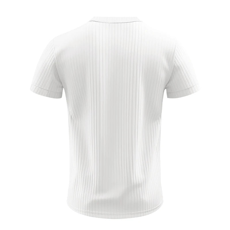 Mens Stylish Stripe Knit T-shirt