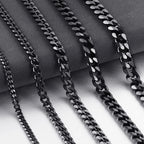 Chains Necklace for Men Basic Simple Rapper's Choker Fashion Jewelry Accessories