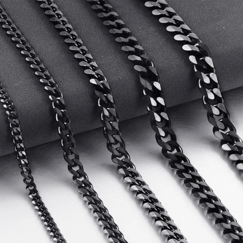 Chains Necklace for Men Basic Simple Rapper's Choker Fashion Jewelry Accessories