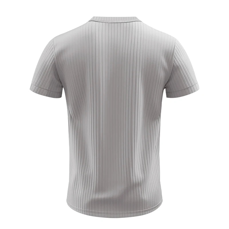 Mens Stylish Stripe Knit T-shirt